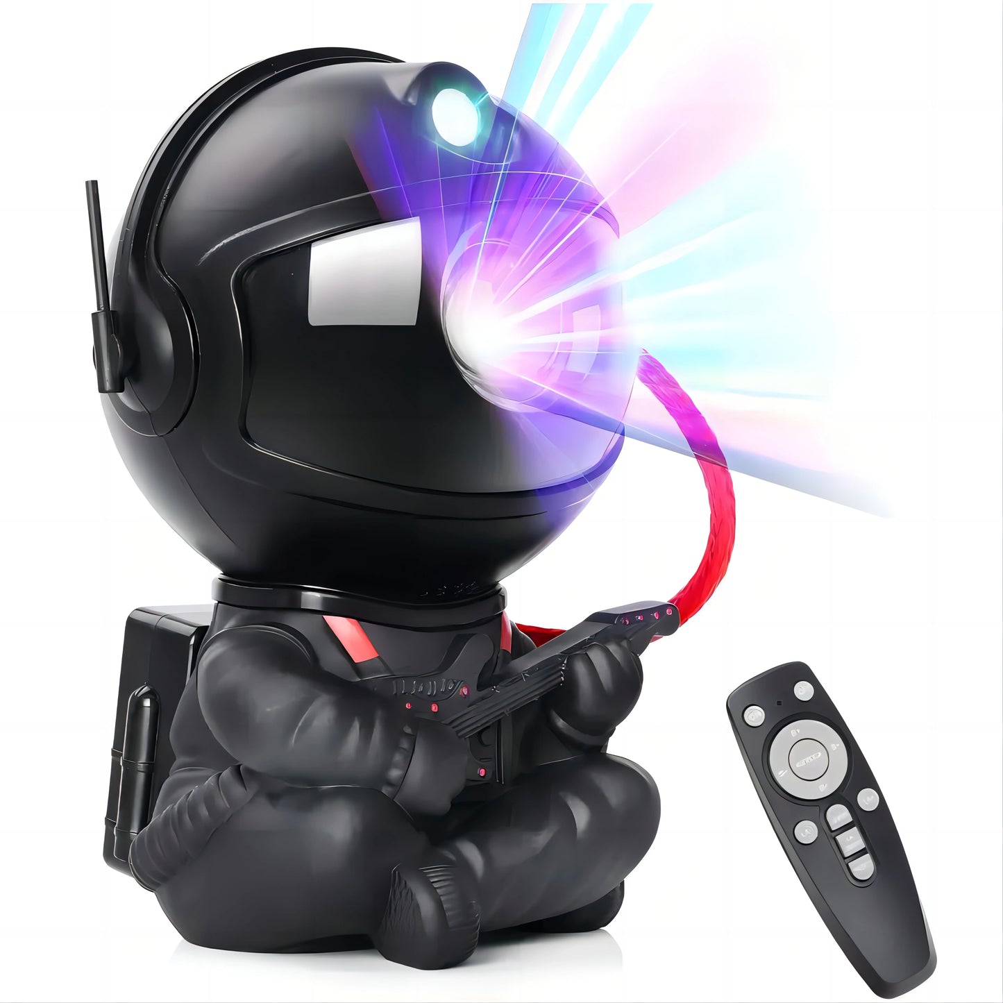 Rocket Astronaut Galaxy Projector Night Light Lamp And 12 Film Starry Sky Astronaut Porjectors Lamp Planetarium For Kids Bedroom