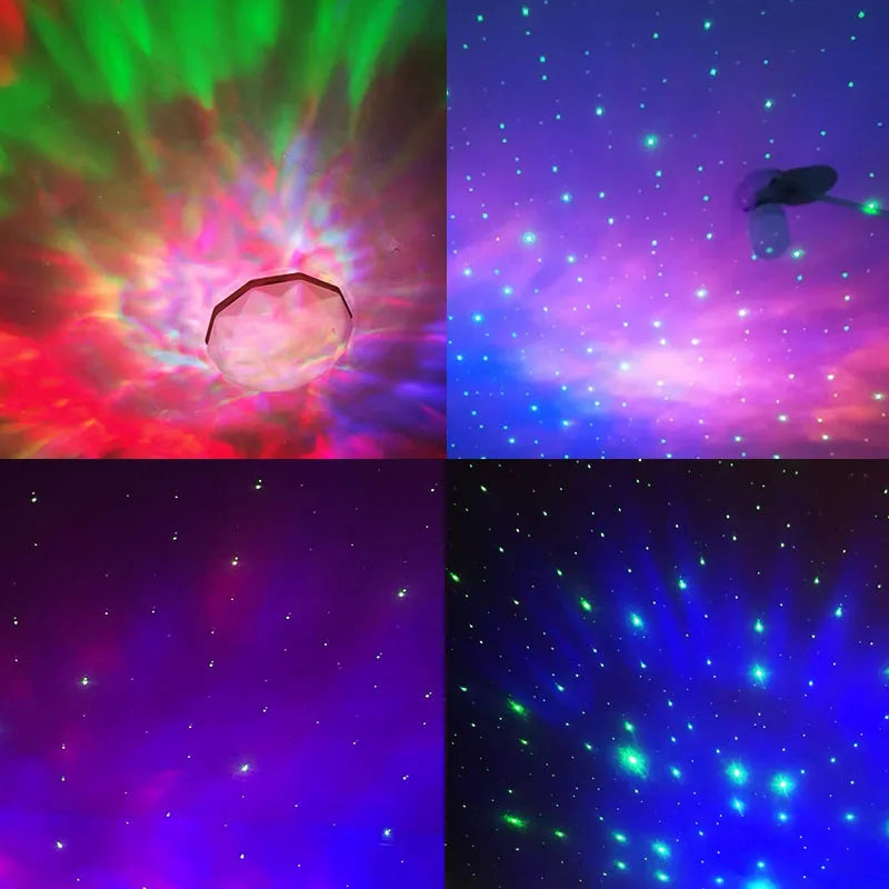 Star Projector Galaxy Night Light Astronaut Space Projector Starry Nebula Ceiling LED Lamp for Bedroom Home Decorative Kids Gift