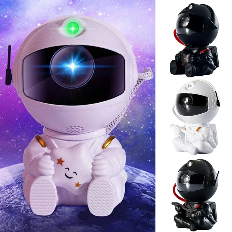 Star Projector Galaxy Night Light Astronaut Space Projector Starry Nebula Ceiling LED Lamp for Bedroom Home Decorative Kids Gift