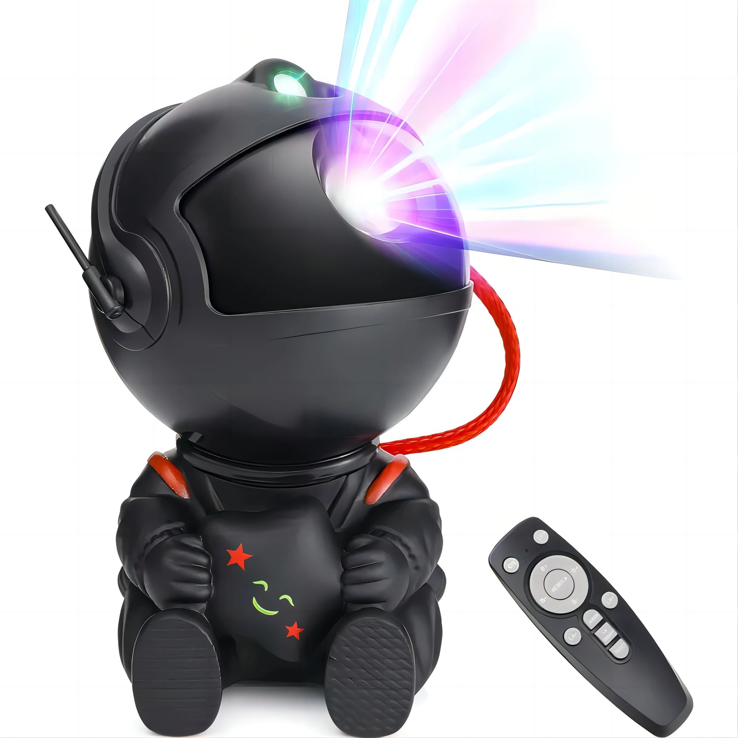 Rocket Astronaut Galaxy Projector Night Light Lamp And 12 Film Starry Sky Astronaut Porjectors Lamp Planetarium For Kids Bedroom